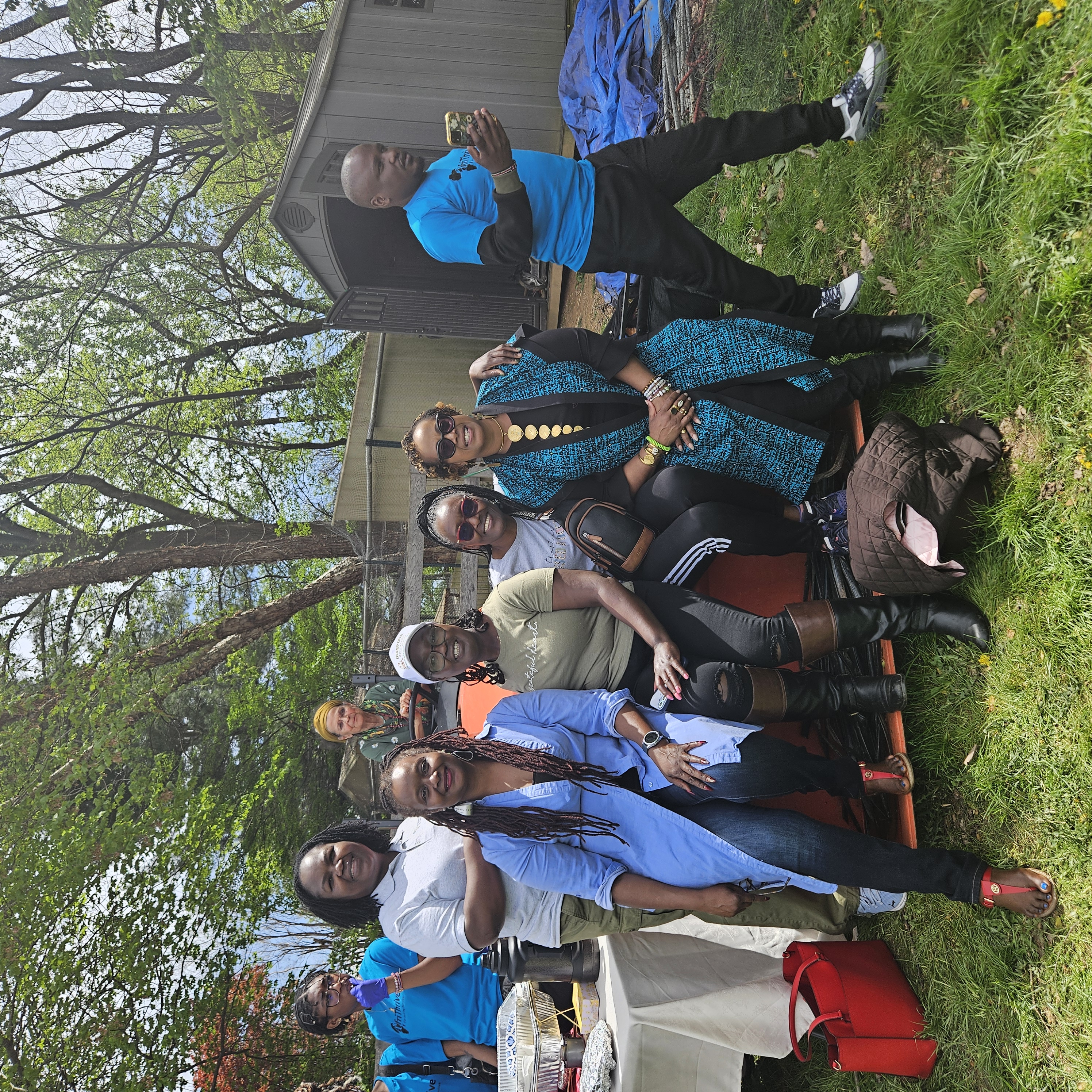 Fatmata and Group at Farm